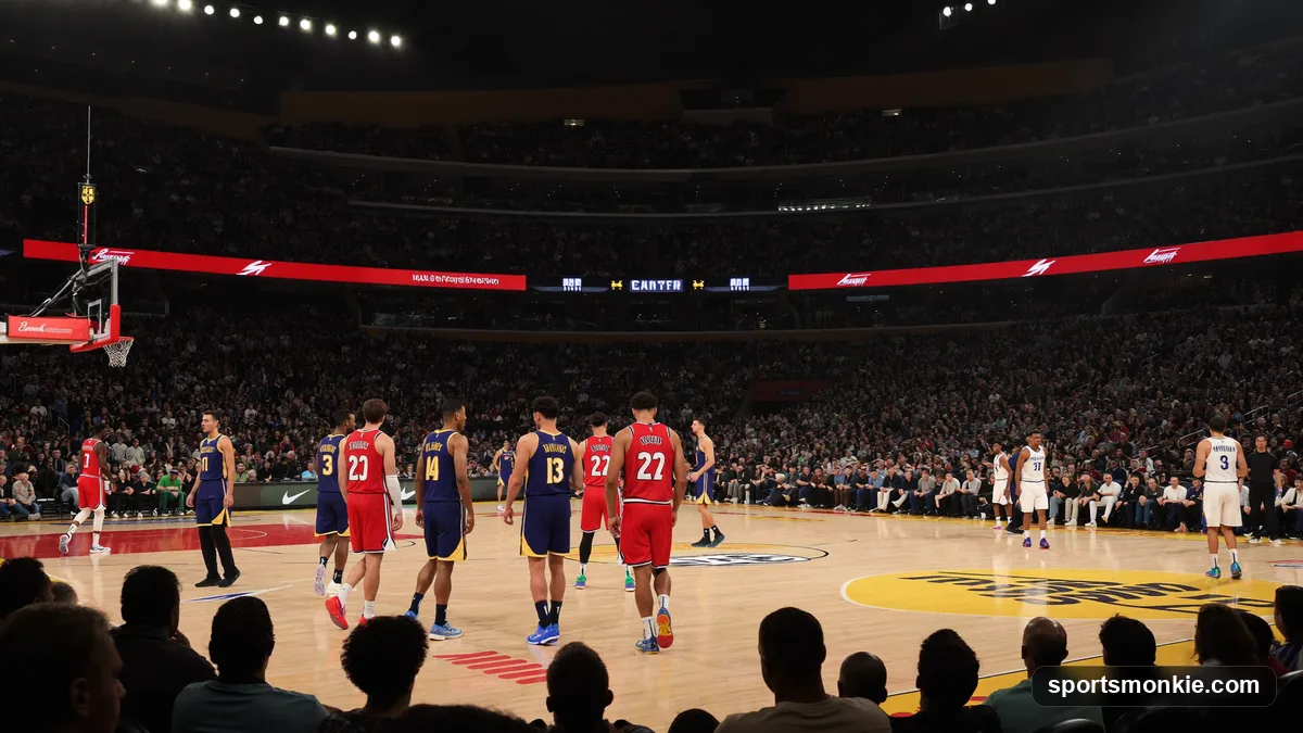Diagram of a 3-2 zone defense alignment showing three defenders across the free-throw line and two defenders on the low blocks