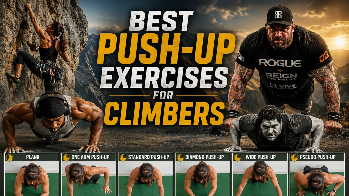 Best Push-Up Exercises for Climbers: Build Strength That Transfers