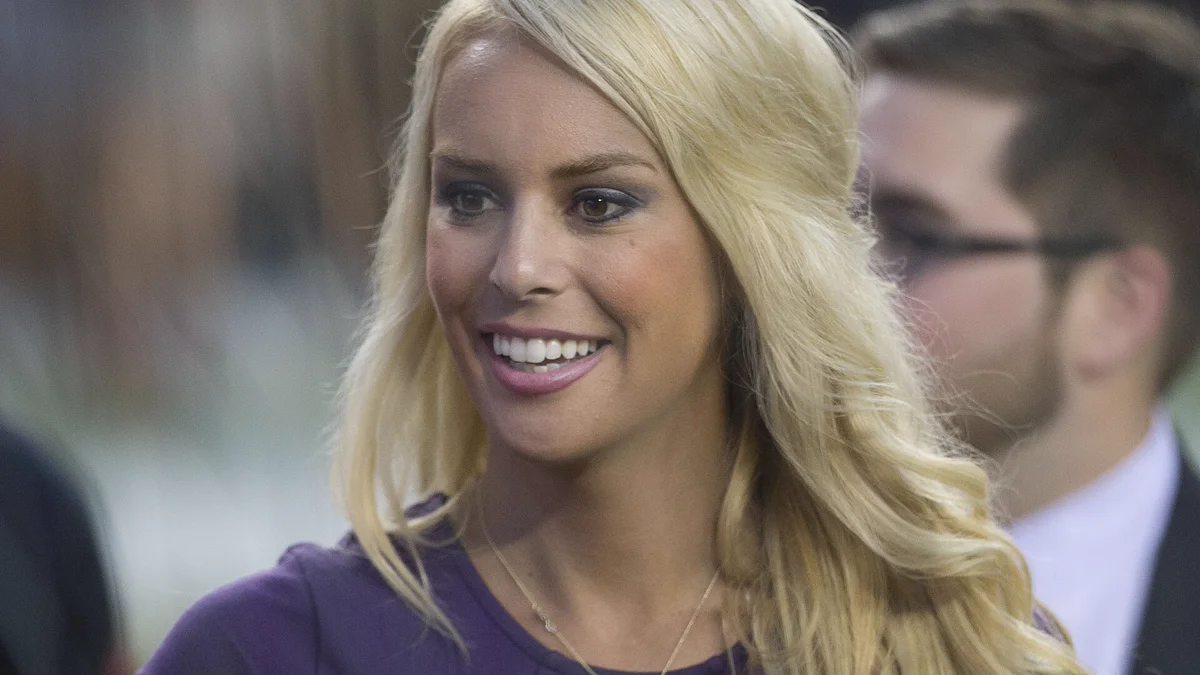 File photo from August 2015: Britt McHenry on a sideline before a game at FedExField. It was not taken at the Wizards game on Wednesday.