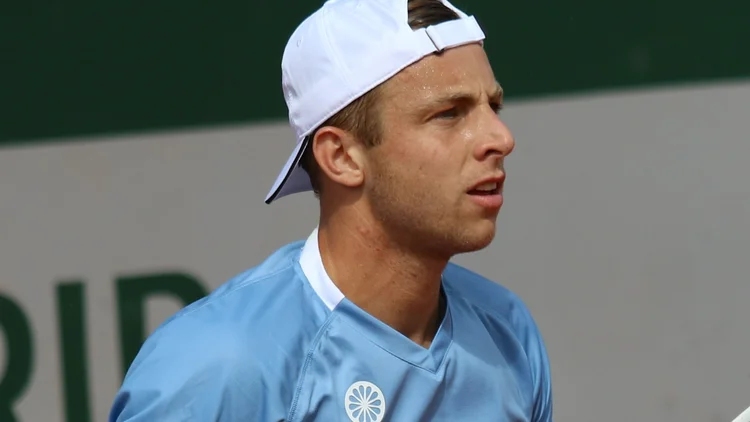 File photo from 25 May 2022: Tallon Griekspoor at the French Open in Paris. It was not taken at the European Open in Brussels. Licensed under CC BY-SA 2.0.