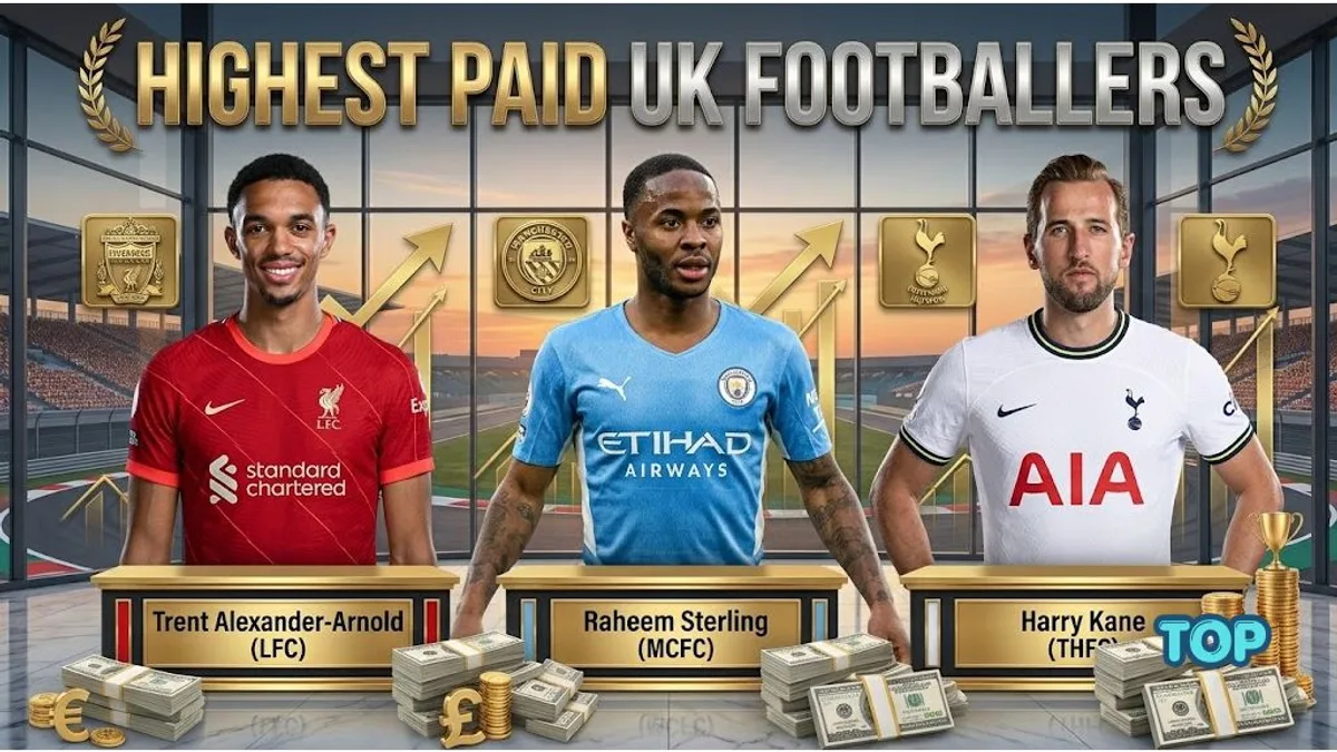 Highest Paid UK Footballers: England's Top Earners Revealed