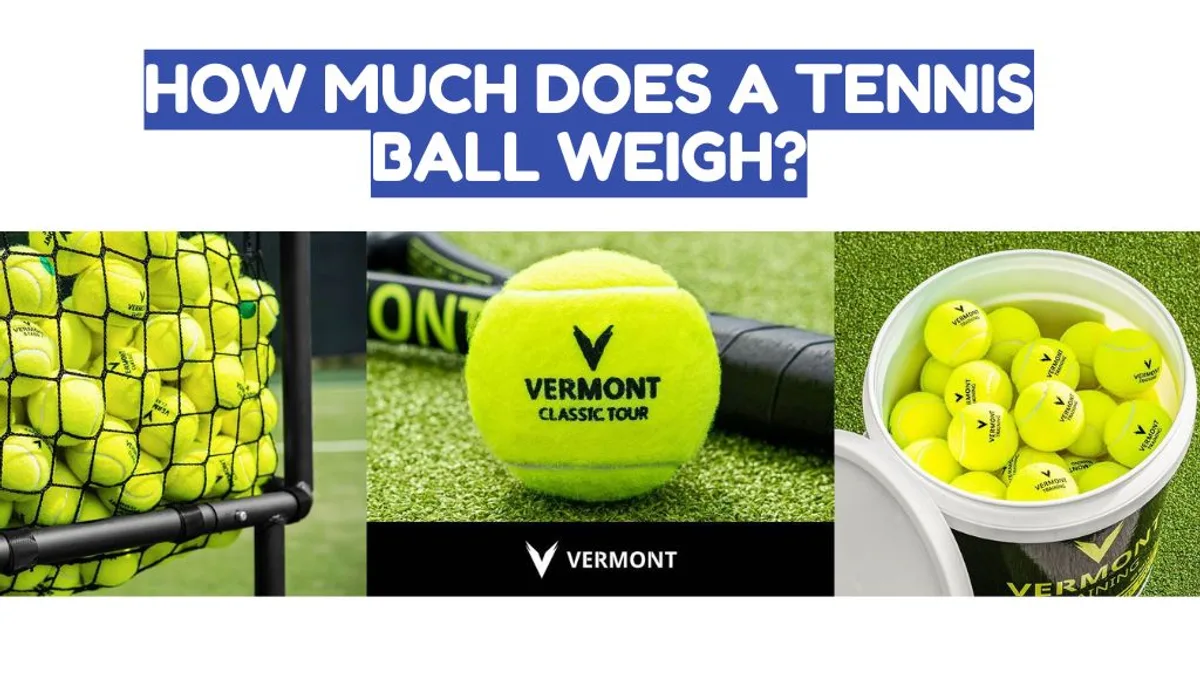 How Much Does a Tennis Ball Weigh? Official Specs Explained