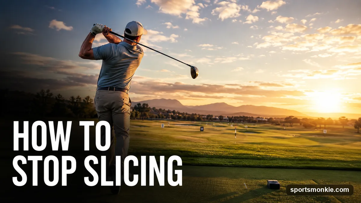 Diagram of an out-to-in swing path and open clubface that causes a golf slice