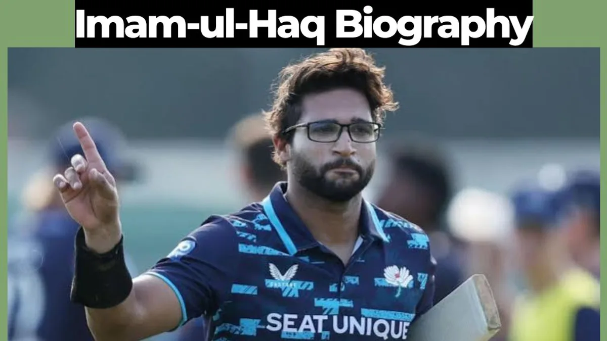 Imam-ul-Haq Biography: Pakistan's Left-Handed Opener