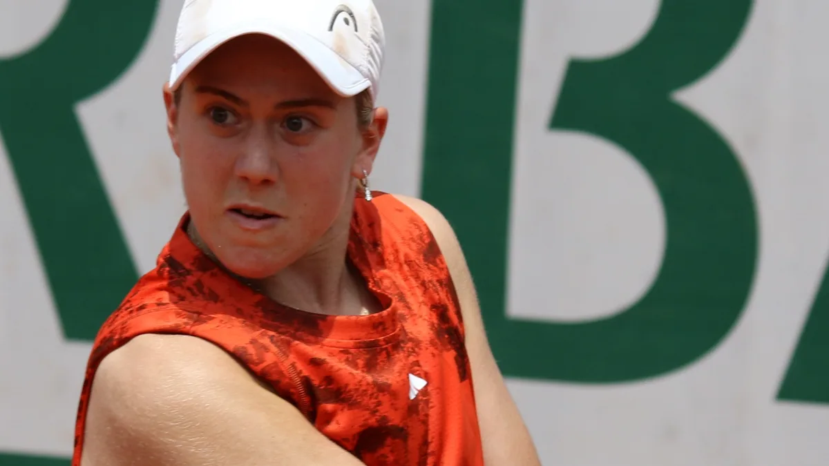 File photo from 22 May 2023: Sonay Kartal during qualifying at the French Open in Paris. It does not show the Wuhan Open. The 16:9 cropped derivative is offered under the same CC BY-SA 2.0 licence.