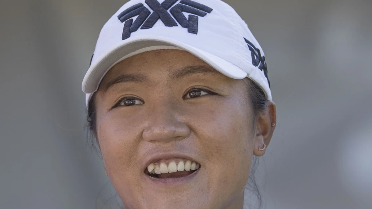 File photo from 16 May 2017: Lydia Ko smiling at the camera in a white PXG cap at the LPGA Kingsmill event. It was not taken in South Korea and does not show the alleged outing.