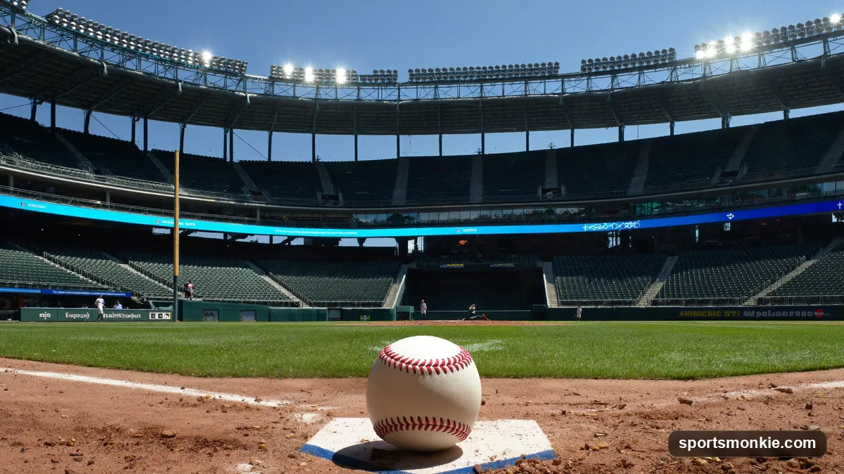 MLB draft lottery odds: lottery balls and a draft board showing the top six picks decided by weighted chance