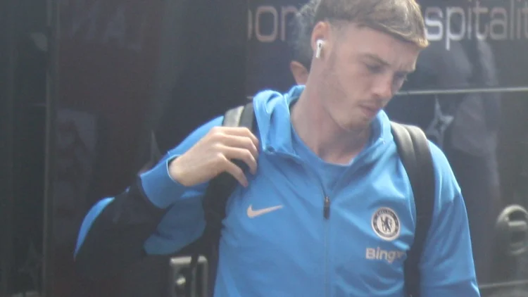 File photo from April 2025: Cole Palmer in a Chelsea shirt. It was not taken at the Tottenham game on Saturday.