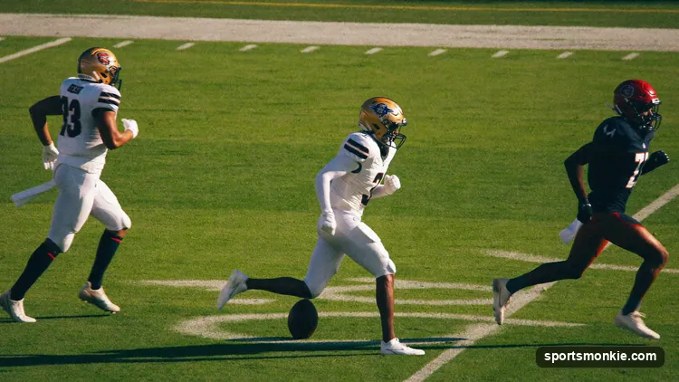 Diagram-style illustration of a football offense lined up in the pistol formation with the quarterback four yards behind center and the running back stacked directly behind him