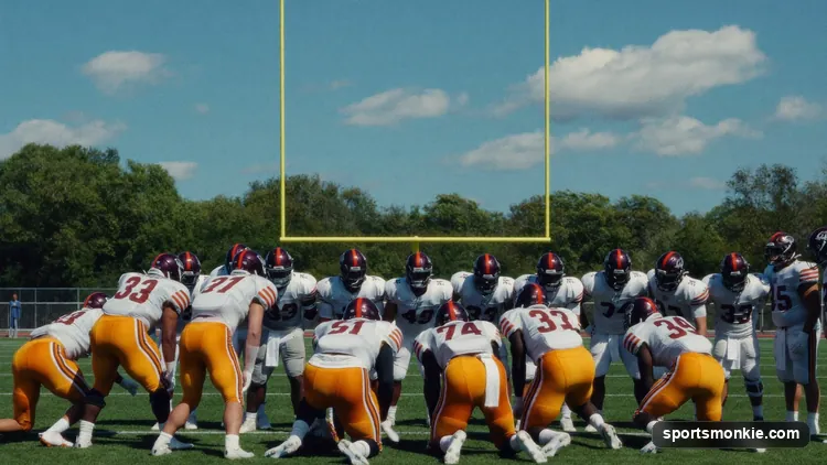 Pro set formation diagram showing QB under center with halfback and fullback split side by side, two wide receivers, and a tight end