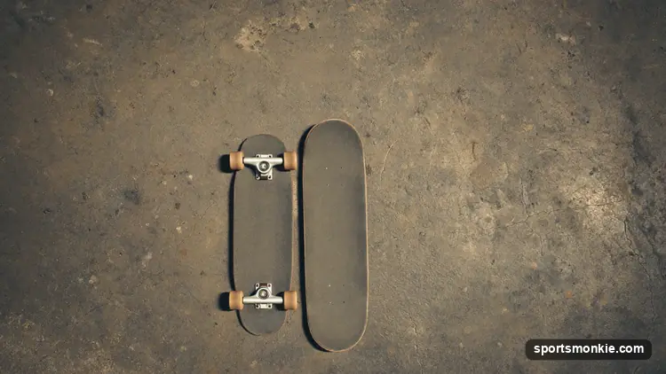 Skateboard size chart: deck width by shoe size, height and riding style, plus truck matching