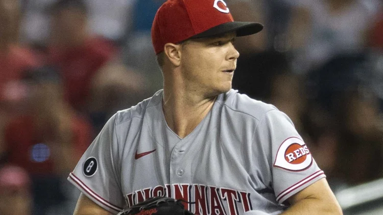 File photo from 18 May 2020: Sonny Gray in a Cincinnati Reds uniform. It was not taken in Boston and does not show his Red Sox season.