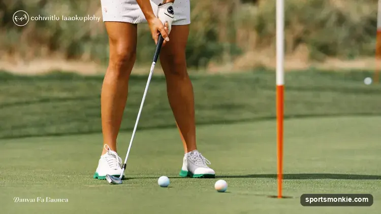 A low-handicap golfer holing a putt on a rated course to card an even-par round