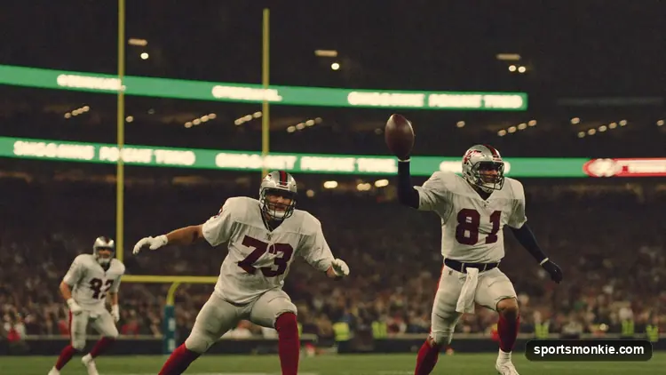 Quarterback in the pocket throwing the ball away with no receiver nearby, drawing an intentional grounding flag
