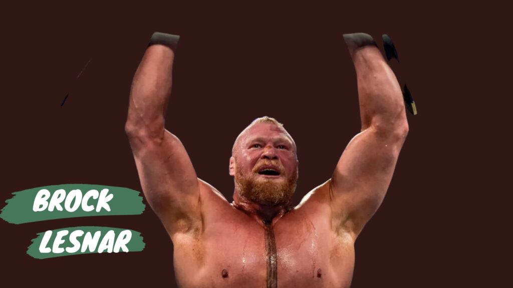 Brock Lesnar -NFL players become pro wrestlers