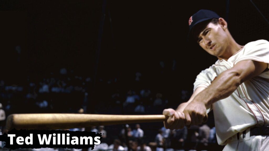 Ted Williams is the 5th greatest baseball in baseball hostory.