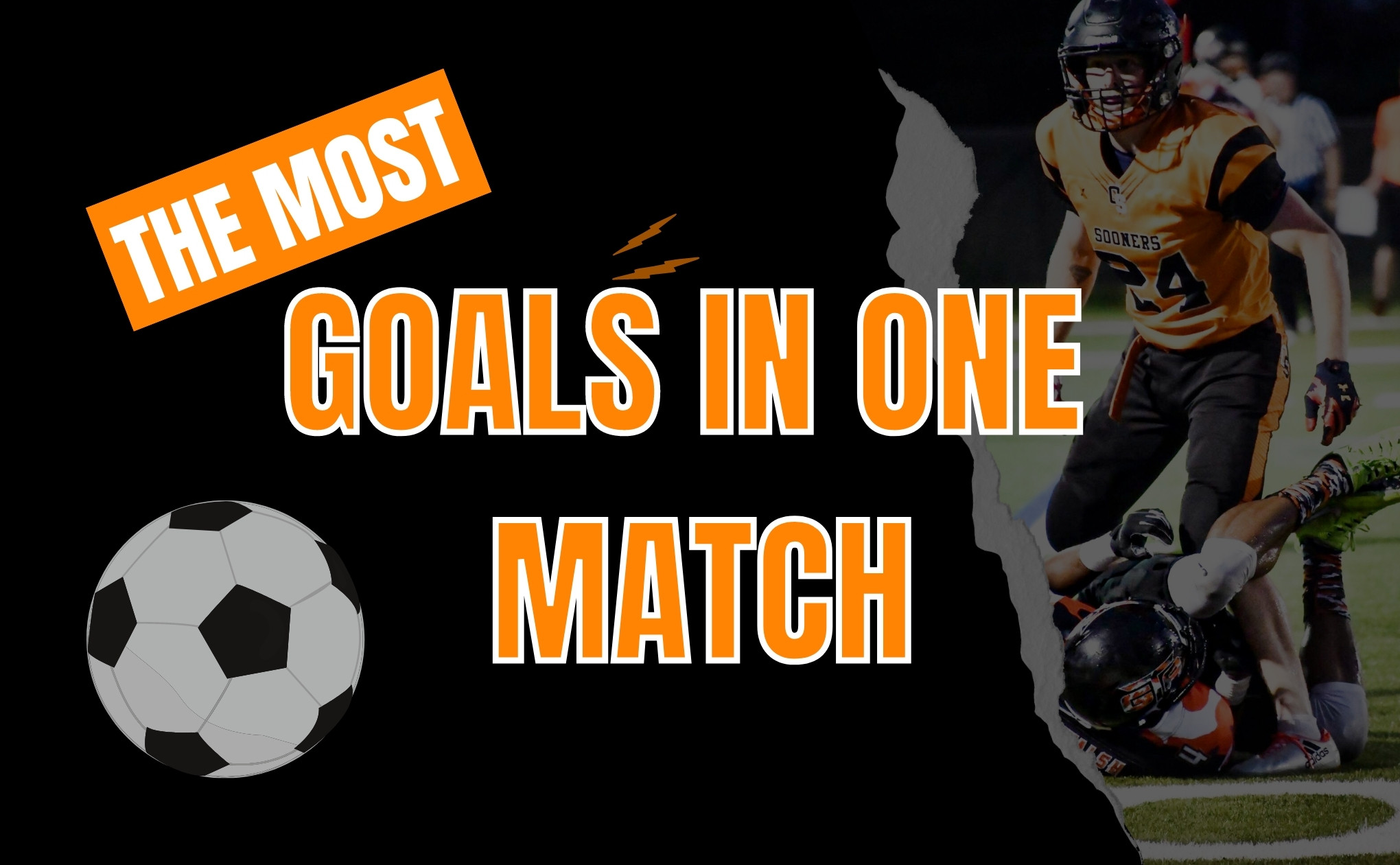 the most goals in one match