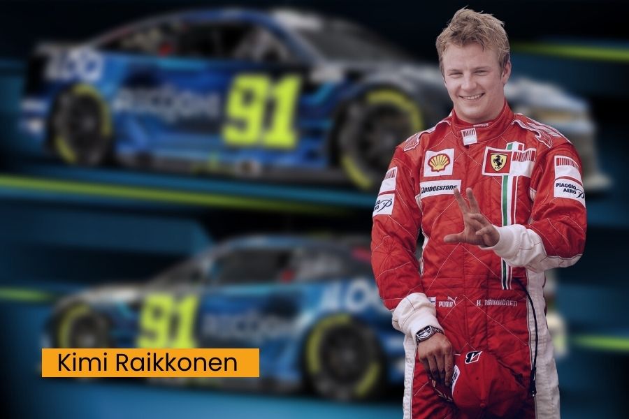 Kimi Raikkonen - fourth highest paid race driver