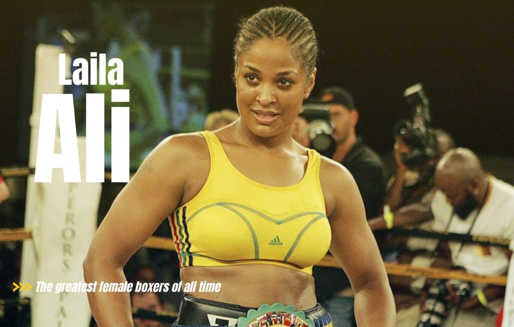 Laila Ali - 5th top female boxers
