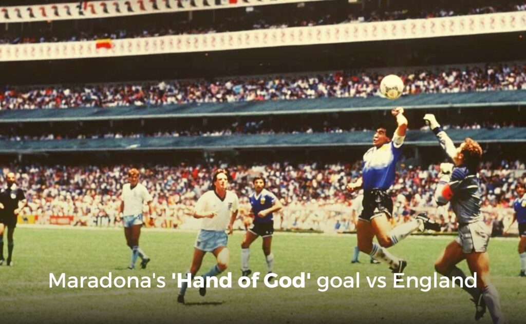 Maradona's 'Hand of God' goal vs England - Funniest Comedy Fouls Ever Seen in Football
