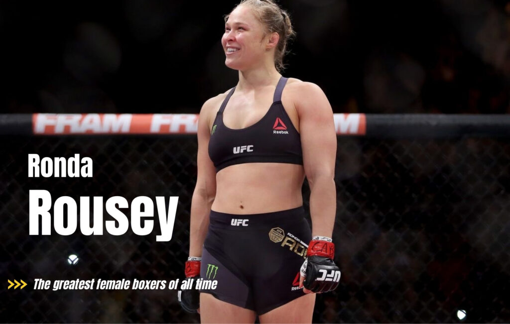 Ronda Rousey -3rd top female boxers