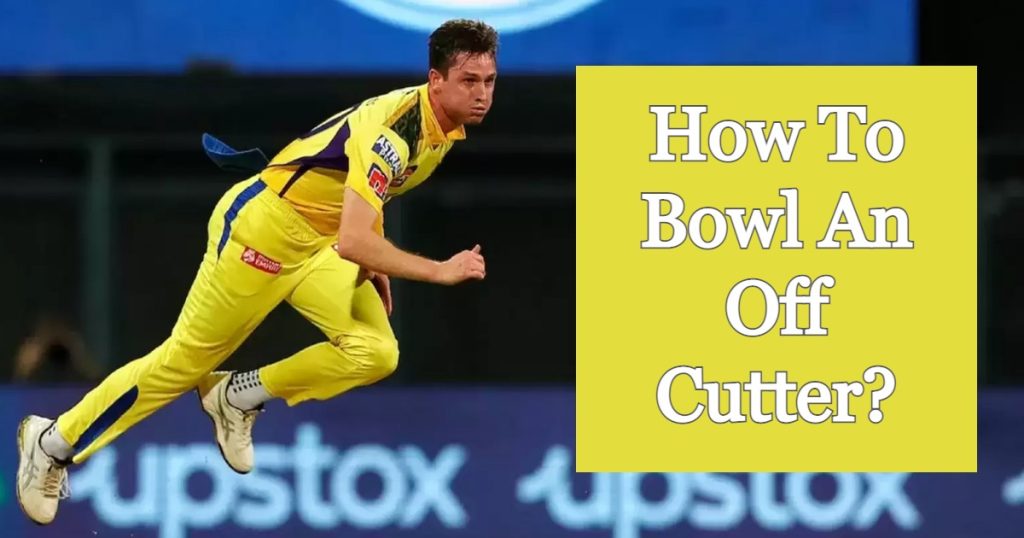 How to bowl a perfect off cutter in cricket.
