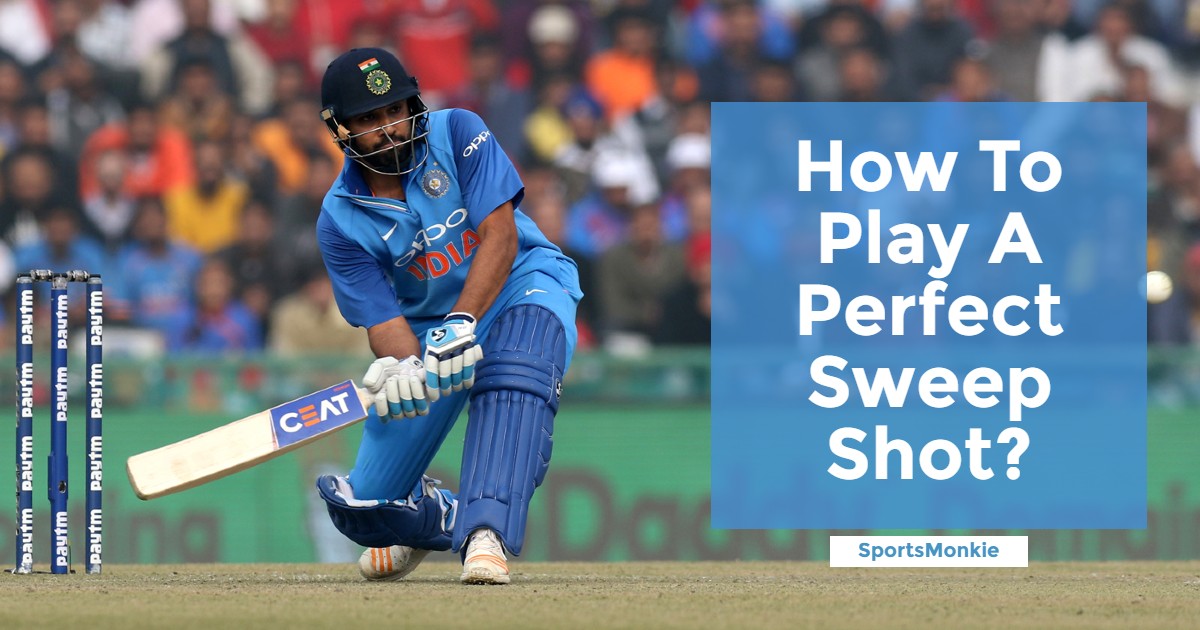 How to play a perfect sweep shot in cricket?