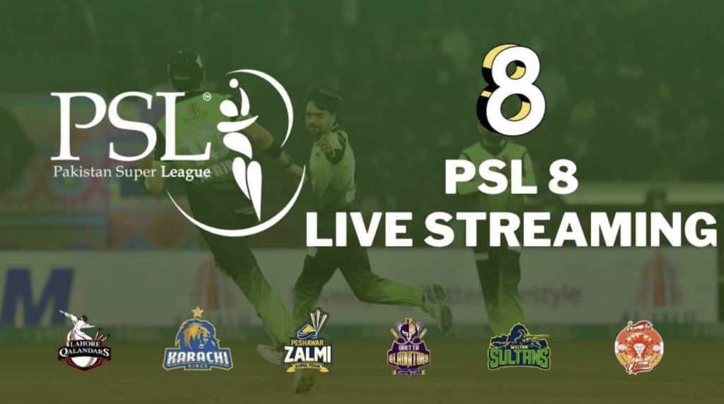 PSL Live Streaming in Pakistan: free live tv channels live cricket streaming PSL