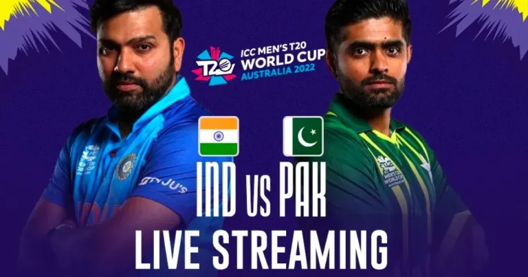 Watch India vs Pakistan Live Competing for ODI World Cup 2023 