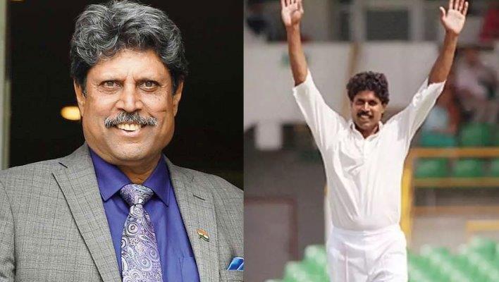 Kapil Dev, India's top pace bowler and versatile all-rounder, named Cricketer of the Century in 2002.