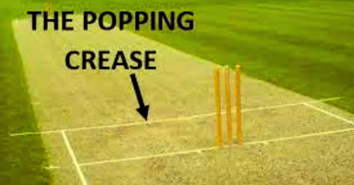 Popping Crease in Cricket