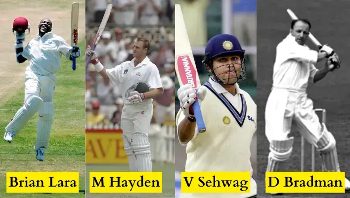 There are 4 test cricketers basmens